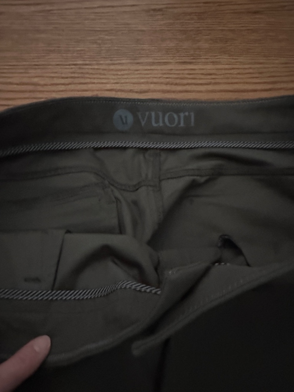 Vuori Olive Green Meta Pants (36/32) - Picture 2 of 4